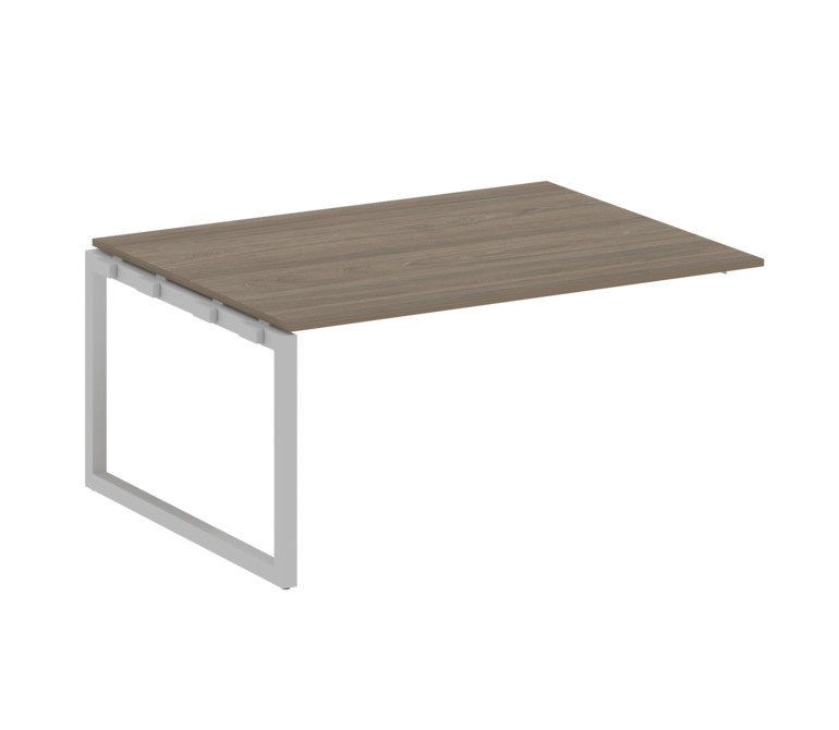 Metal System Quattro Проходной элемент перег. стола на О-образном м/к 50БО.ППРГ-4 Вяз Благородный/Ме