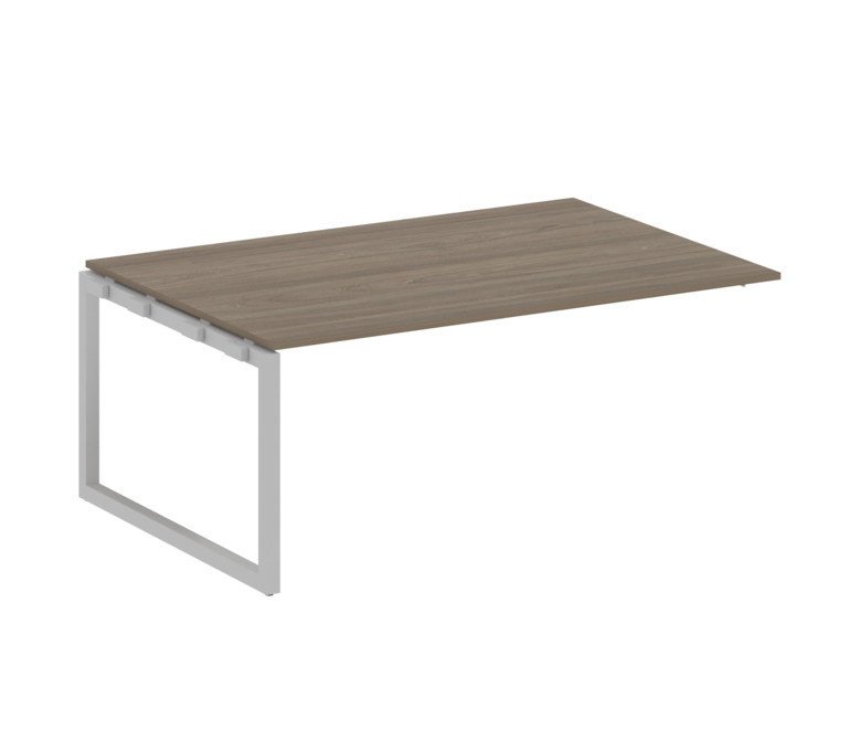 Metal System Quattro Проходной элемент перег. стола на О-образном м/к 50БО.ППРГ-5 Вяз Благородный/Ме