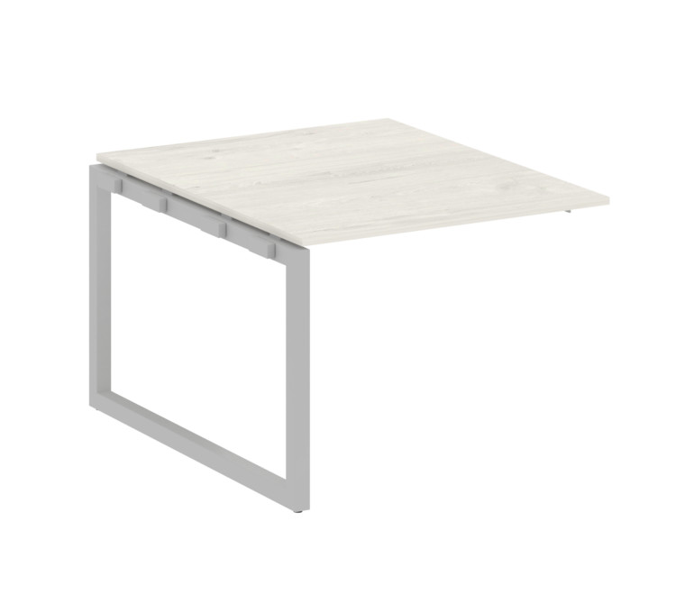 Metal System Quattro Проходной элемент перег. стола на О-образном м/к 50БО.ППРГ-1 Дуб Наварра/Металл