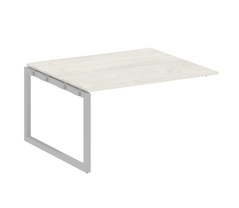 Metal System Quattro Проходной элемент перег. стола на О-образном м/к 50БО.ППРГ-3 Дуб Наварра/Металл