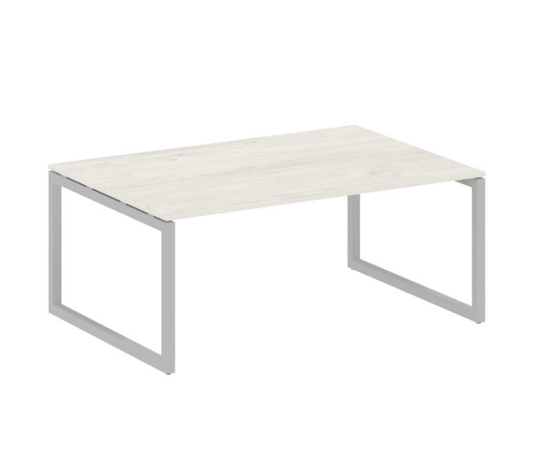 Metal System Quattro Переговорный стол (1 столешница) на О-образном м/к 50БО.ПРГ-1.5 Дуб Наварра/Мет