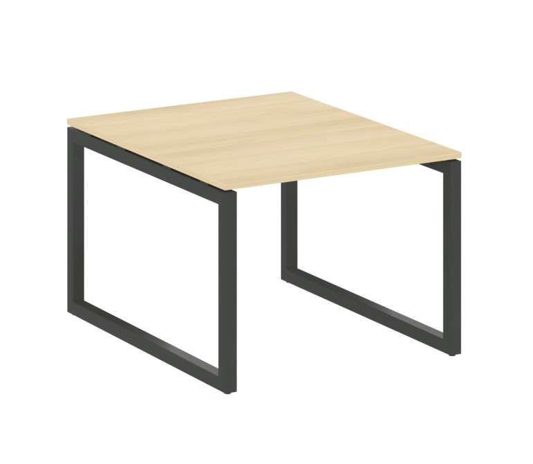 Metal System Quattro Переговорный стол (1 столешница) на О-образном м/к 50БО.ПРГ-1.1 Акация Лорка/Ме