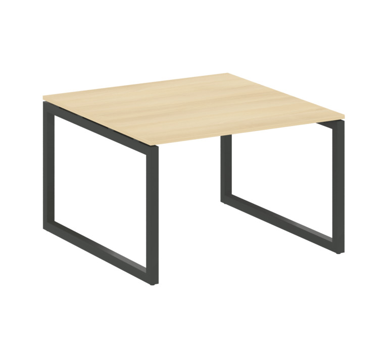 Metal System Quattro Переговорный стол (1 столешница) на О-образном м/к 50БО.ПРГ-1.2 Акация Лорка/Ме