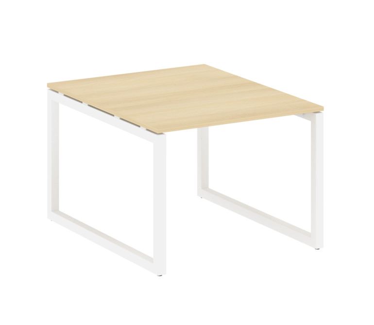 Metal System Quattro Переговорный стол (1 столешница) на О-образном м/к 50БО.ПРГ-1.1 Акация Лорка/Ме