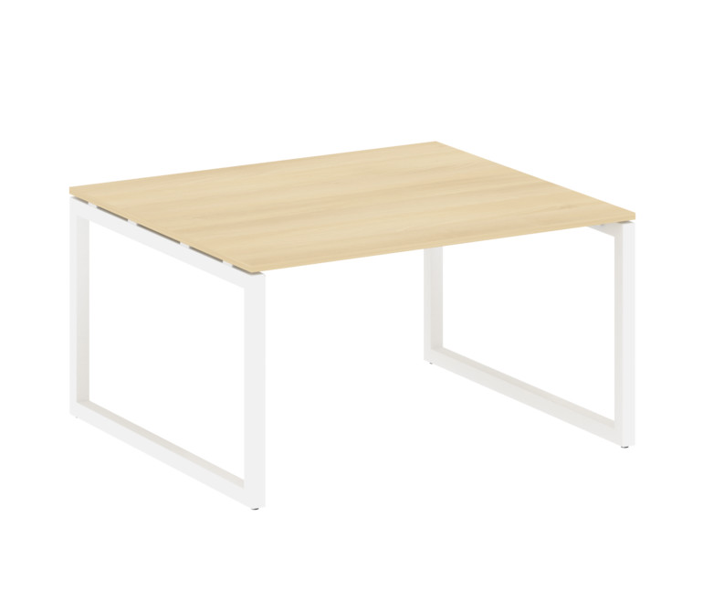 Metal System Quattro Переговорный стол (1 столешница) на О-образном м/к 50БО.ПРГ-1.3 Акация Лорка/Ме