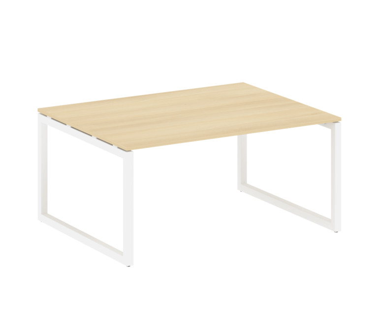 Metal System Quattro Переговорный стол (1 столешница) на О-образном м/к 50БО.ПРГ-1.4 Акация Лорка/Ме