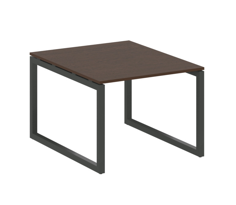 Metal System Quattro Переговорный стол (1 столешница) на О-образном м/к 50БО.ПРГ-1.1 Венге Цаво/Мета