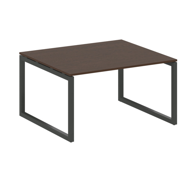 Metal System Quattro Переговорный стол (1 столешница) на О-образном м/к 50БО.ПРГ-1.3 Венге Цаво/Мета