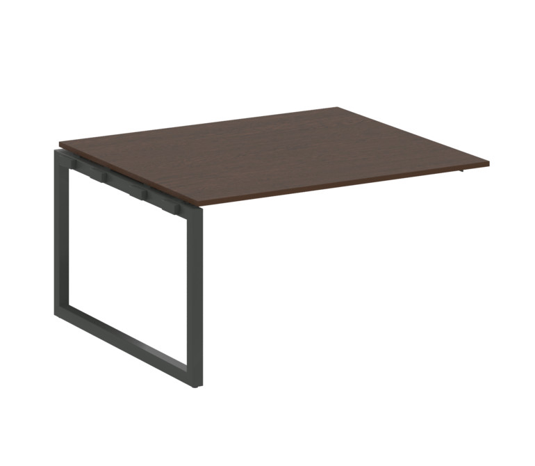 Metal System Quattro Проходной элемент перег. стола на О-образном м/к 50БО.ППРГ-3 Венге Цаво/Металл