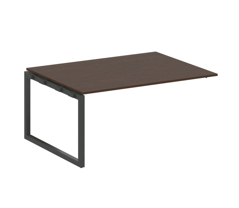 Metal System Quattro Проходной элемент перег. стола на О-образном м/к 50БО.ППРГ-4 Венге Цаво/Металл