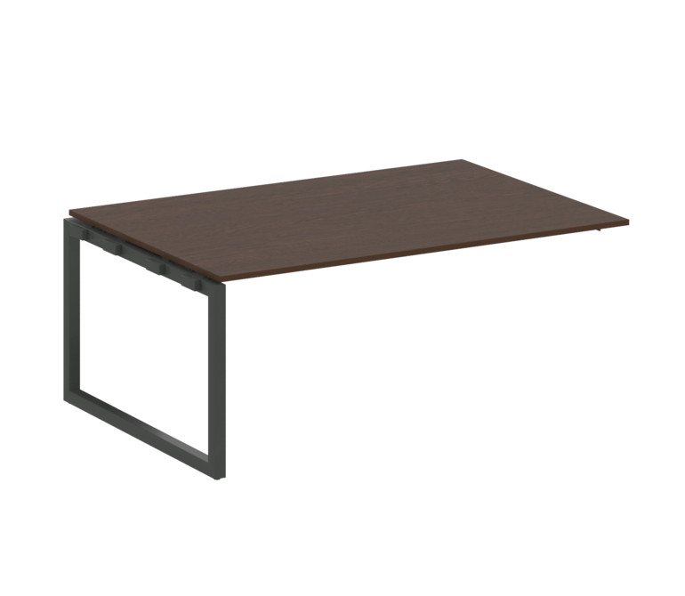 Metal System Quattro Проходной элемент перег. стола на О-образном м/к 50БО.ППРГ-5 Венге Цаво/Металл