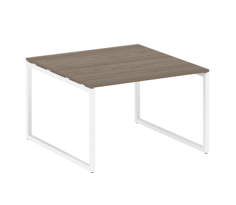 Metal System Quattro Перег. стол (1 столешница) на О-образном м/к 40БО.ПРГ-1.2 Вяз Благородный/Метал