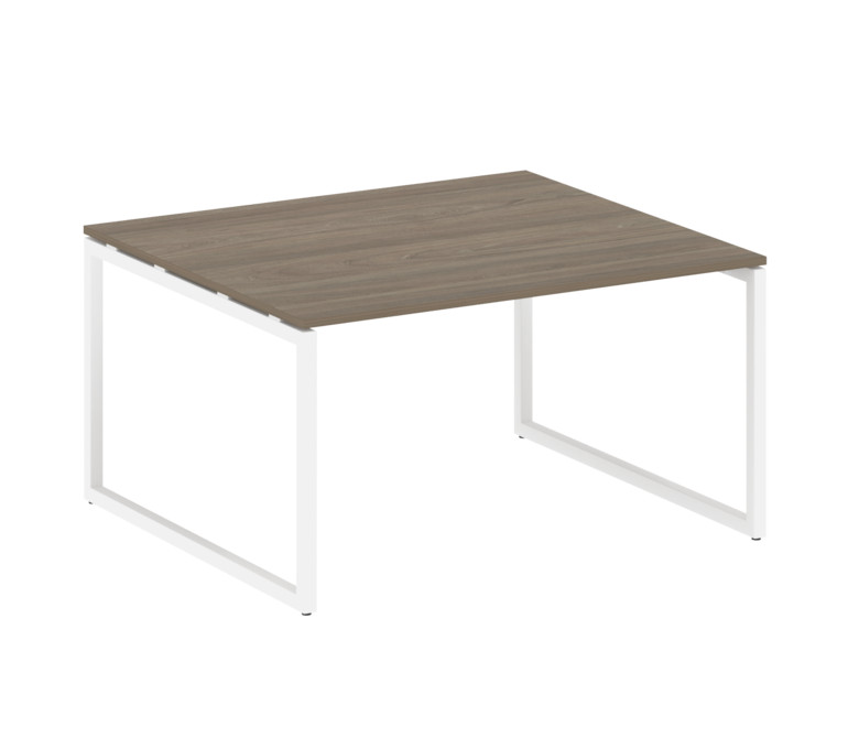 Metal System Quattro Перег. стол (1 столешница) на О-образном м/к 40БО.ПРГ-1.3 Вяз Благородный/Метал