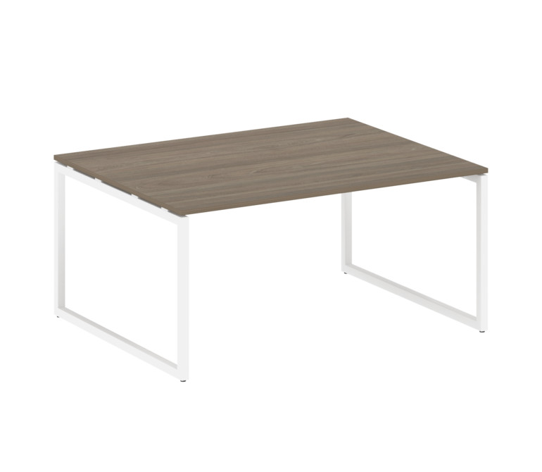 Metal System Quattro Перег. стол (1 столешница) на О-образном м/к 40БО.ПРГ-1.4 Вяз Благородный/Метал