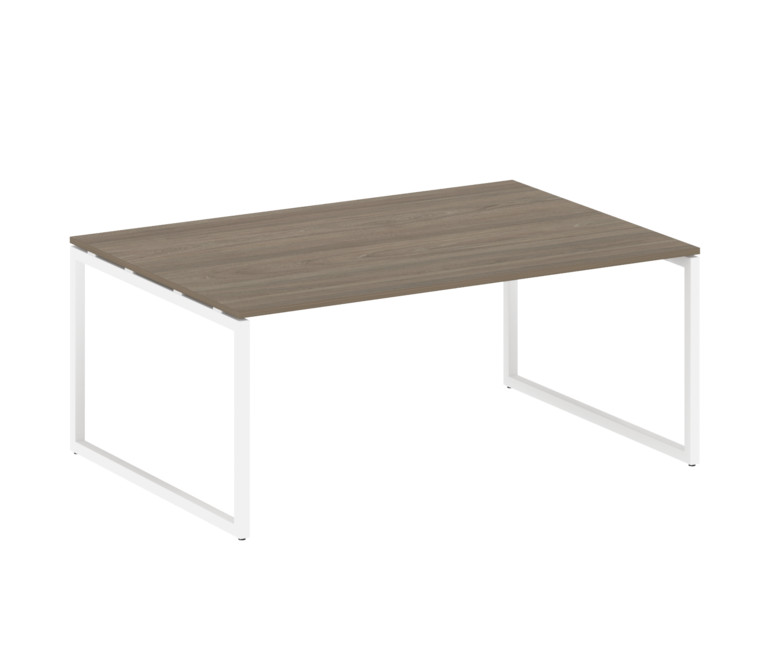 Metal System Quattro Перег. стол (1 столешница) на О-образном м/к 40БО.ПРГ-1.5 Вяз Благородный/Метал