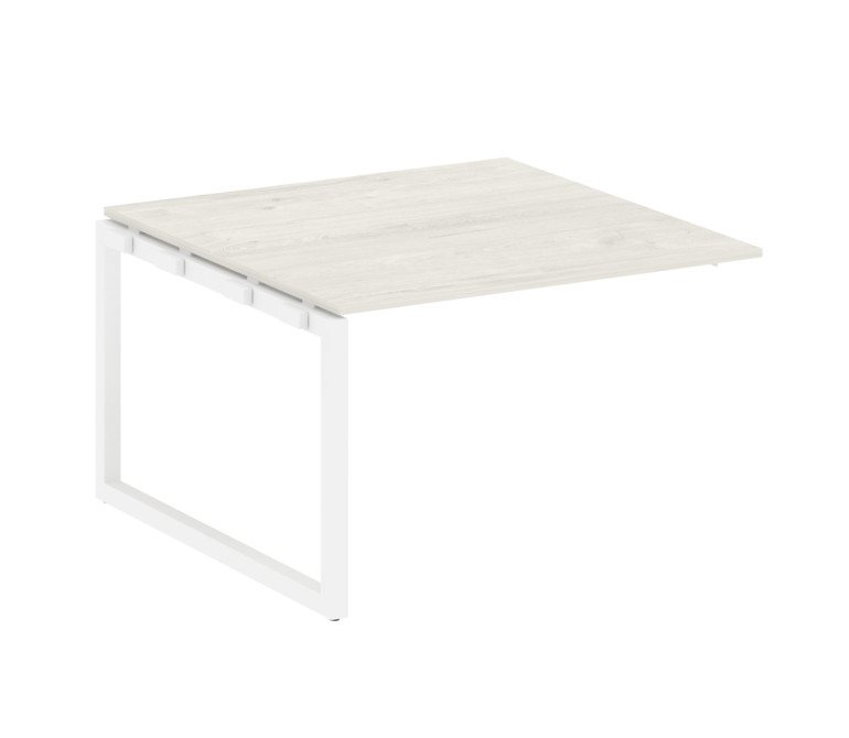 Metal System Quattro Проходной элемент перег. стола на О-образном м/к 50БО.ППРГ-2 Дуб Наварра/Металл