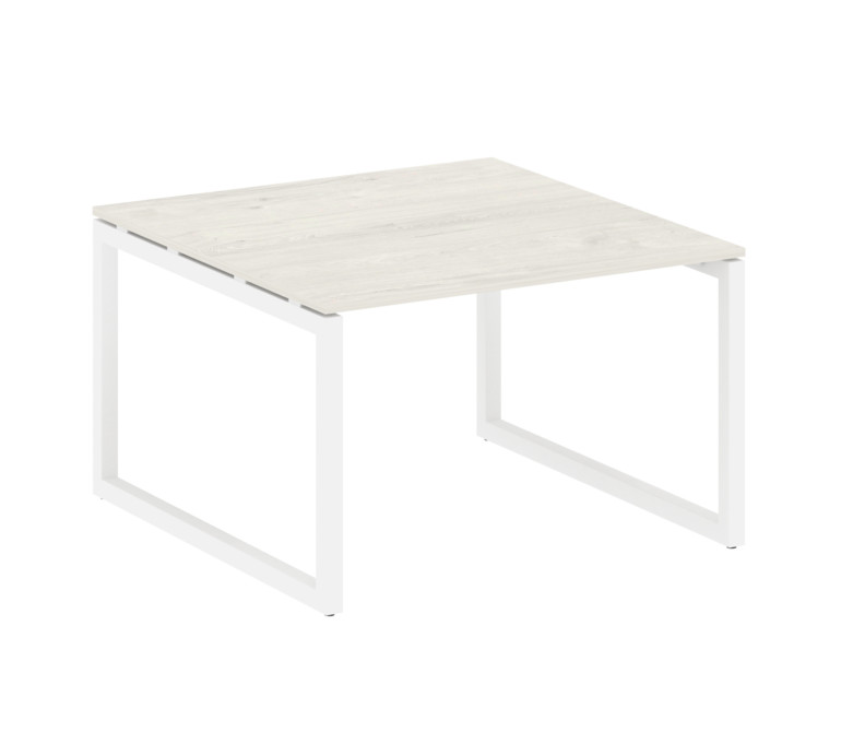 Metal System Quattro Переговорный стол (1 столешница) на О-образном м/к 50БО.ПРГ-1.2 Дуб Наварра/Мет