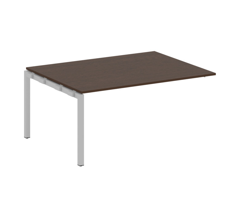 Metal System Quattro Проходной элемент перег. стола на П-образном м/к 50БП.ППРГ-4 Венге Цаво/Металл