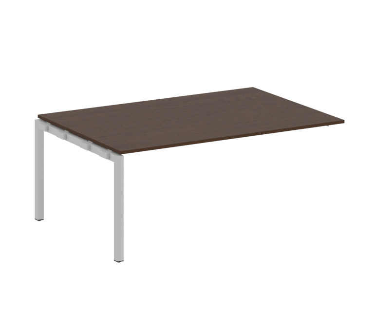 Metal System Quattro Проходной элемент перег. стола на П-образном м/к 50БП.ППРГ-5 Венге Цаво/Металл