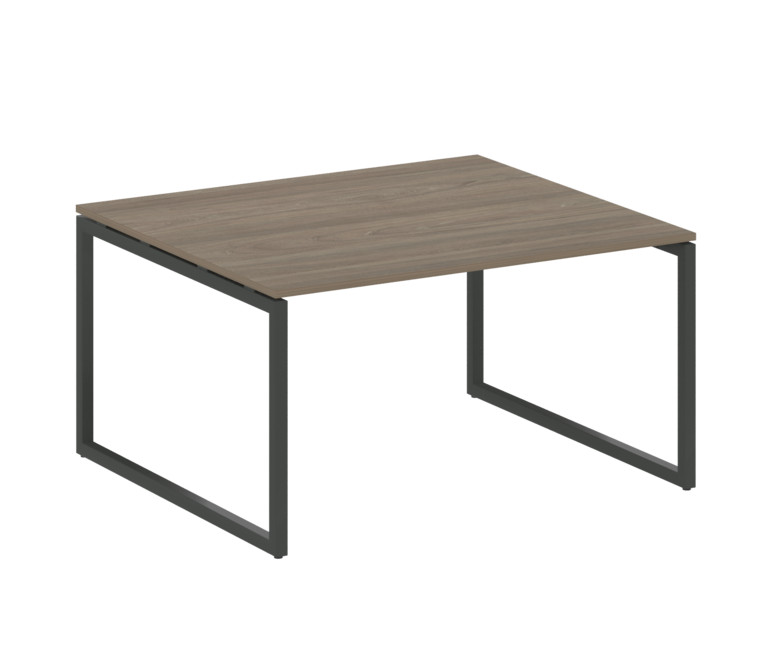 Metal System Quattro Перег. стол (1 столешница) на О-образном м/к 40БО.ПРГ-1.3 Вяз Благородный/Метал
