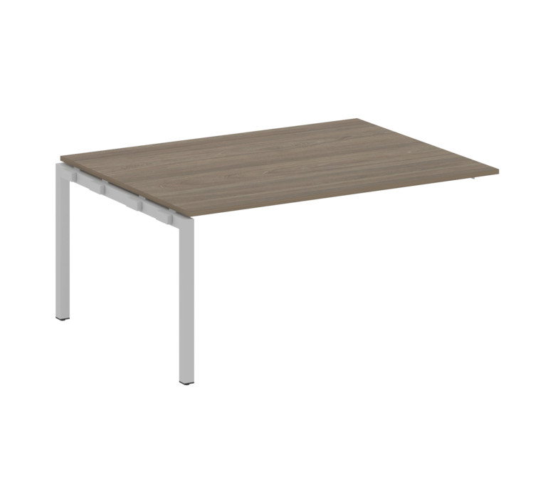 Metal System Quattro Проходной элемент перег. стола на П-образном м/к 50БП.ППРГ-4 Вяз Благородный/Ме