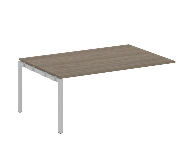 Metal System Quattro Проходной элемент перег. стола на П-образном м/к 50БП.ППРГ-5 Вяз Благородный/Ме