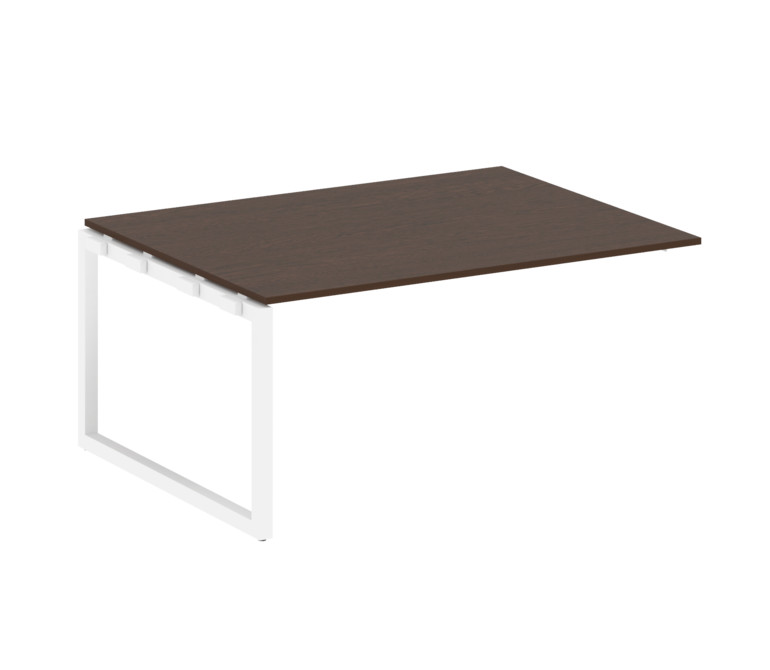 Metal System Quattro Проходной элемент перег. стола на О-образном м/к 50БО.ППРГ-4 Венге Цаво/Металл