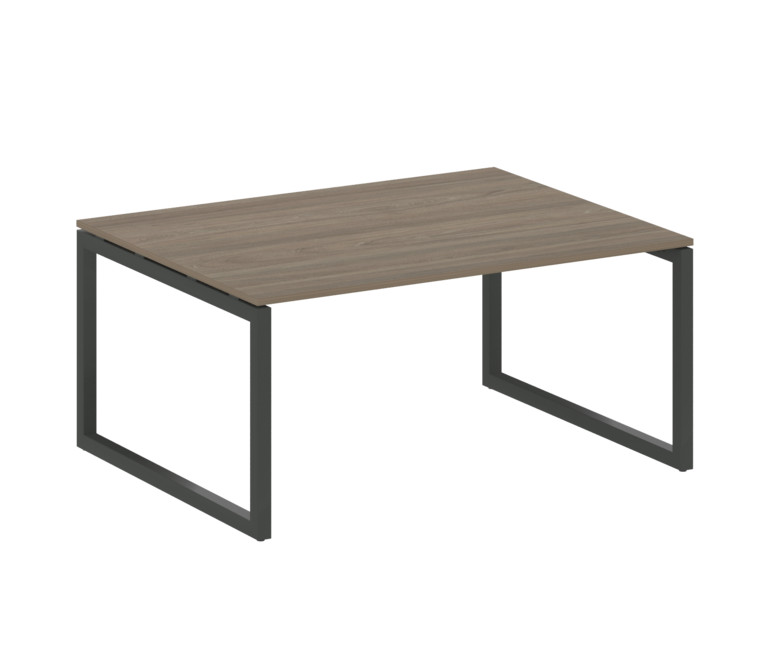 Metal System Quattro Переговорный стол (1 столешница) на О-образном м/к 50БО.ПРГ-1.4 Вяз Благородный