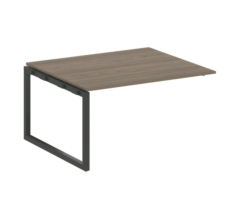 Metal System Quattro Проходной элемент перег. стола на О-образном м/к 50БО.ППРГ-3 Вяз Благородный/Ме