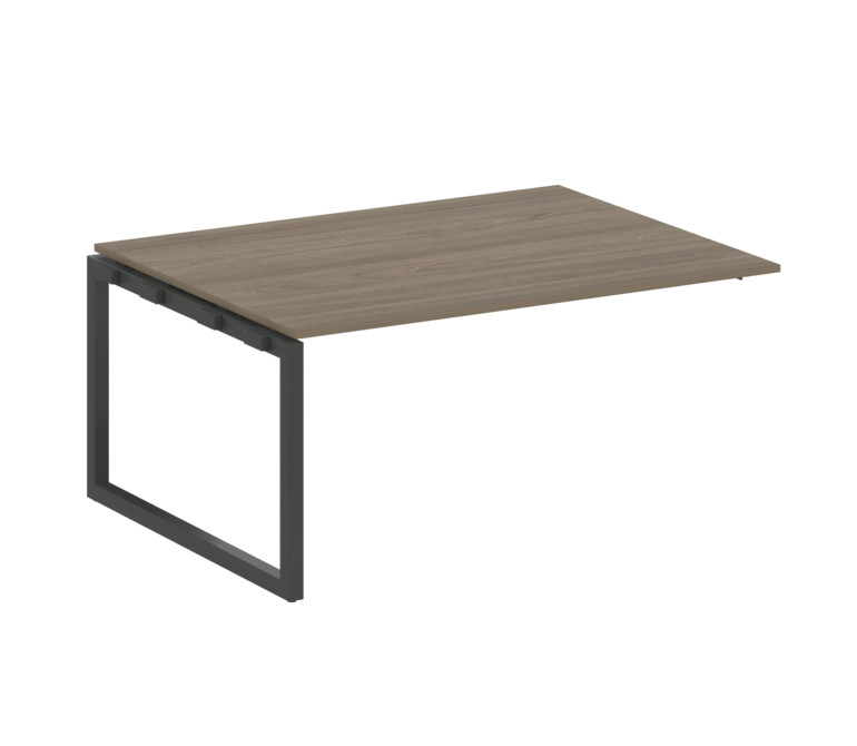 Metal System Quattro Проходной элемент перег. стола на О-образном м/к 50БО.ППРГ-4 Вяз Благородный/Ме