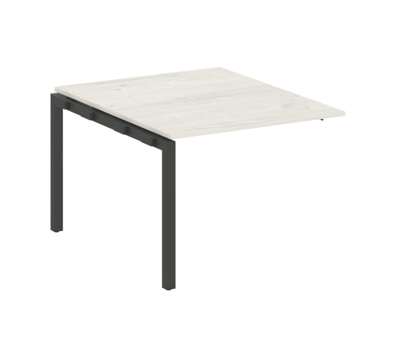 Metal System Quattro Проходной элемент перег. стола на П-образном м/к 50БП.ППРГ-1 Дуб Наварра/Металл