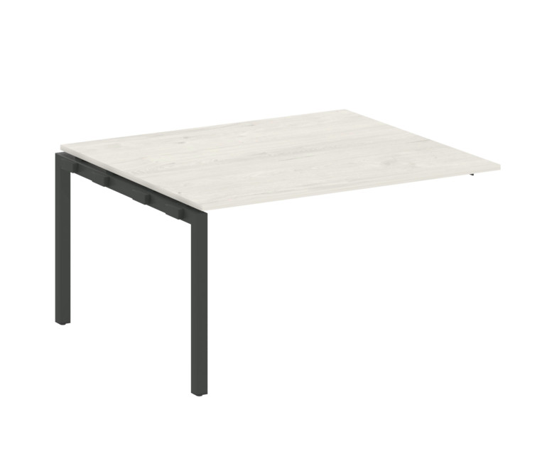 Metal System Quattro Проходной элемент перег. стола на П-образном м/к 50БП.ППРГ-3 Дуб Наварра/Металл