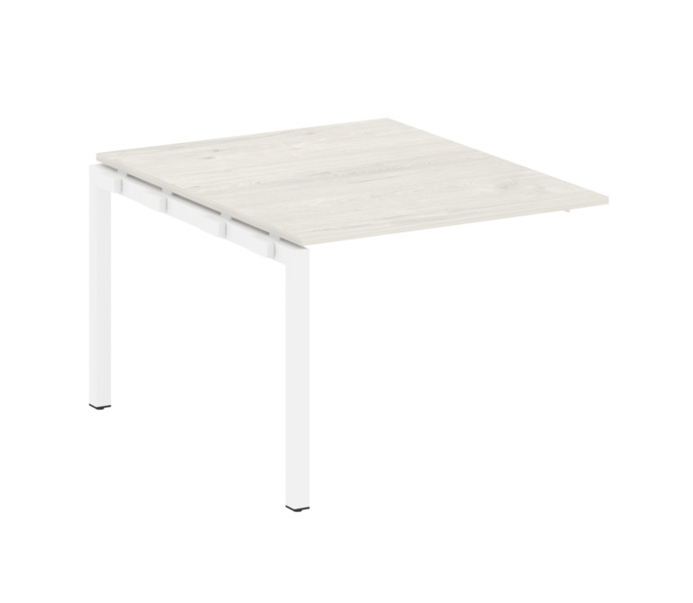 Metal System Quattro Проходной элемент перег. стола на П-образном м/к 50БП.ППРГ-1 Дуб Наварра/Металл