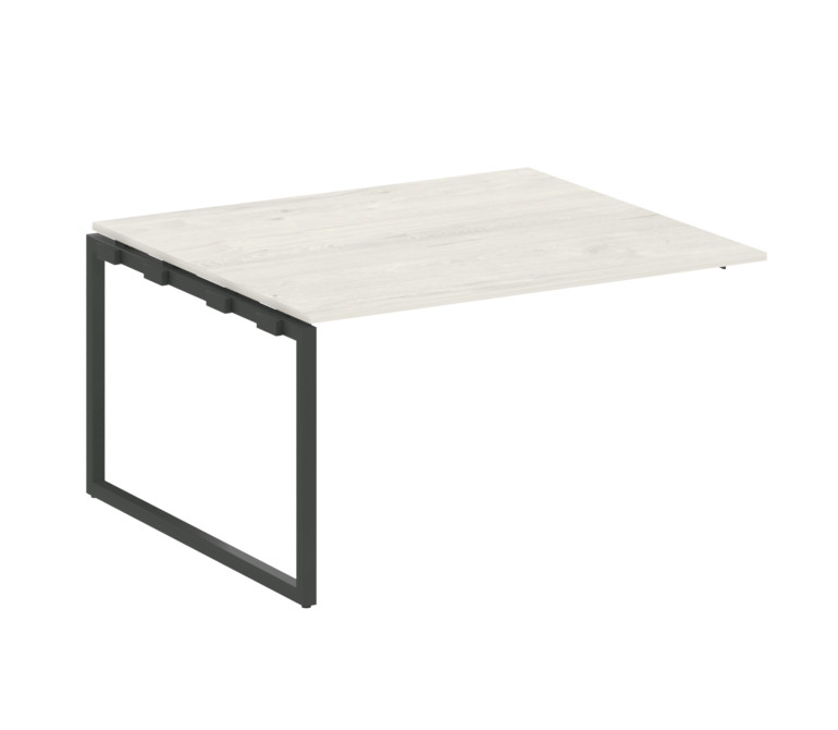 Metal System Quattro Проходной элемент перег. стола на О-образном м/к 40БО.ППРГ-3 Дуб Наварра/Металл