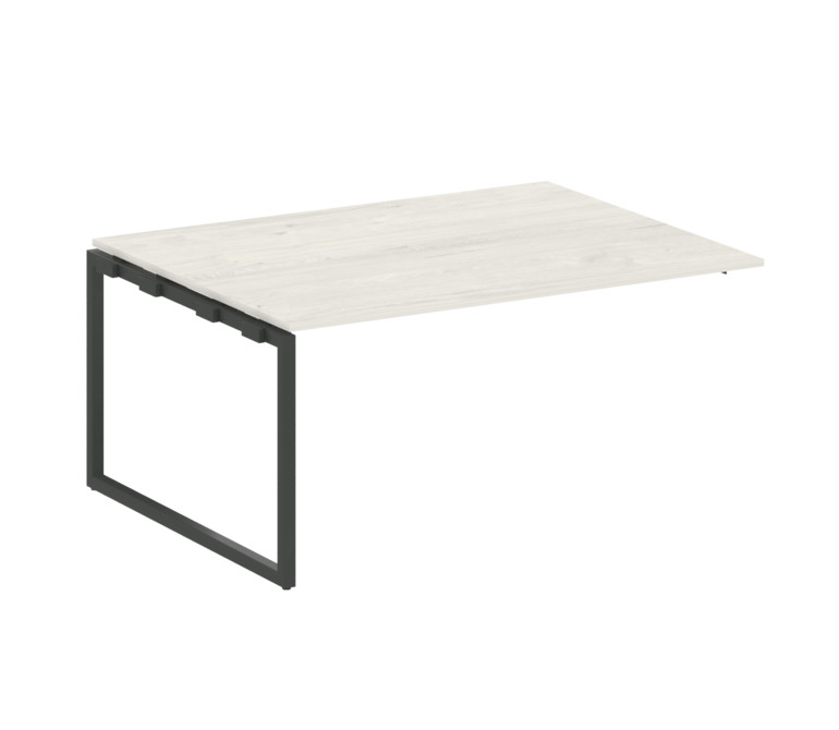 Metal System Quattro Проходной элемент перег. стола на О-образном м/к 40БО.ППРГ-4 Дуб Наварра/Металл