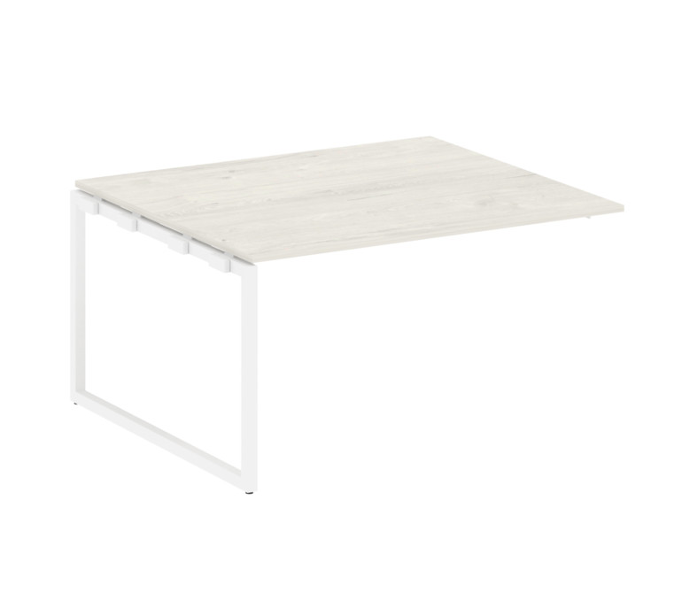 Metal System Quattro Проходной элемент перег. стола на О-образном м/к 40БО.ППРГ-3 Дуб Наварра/Металл