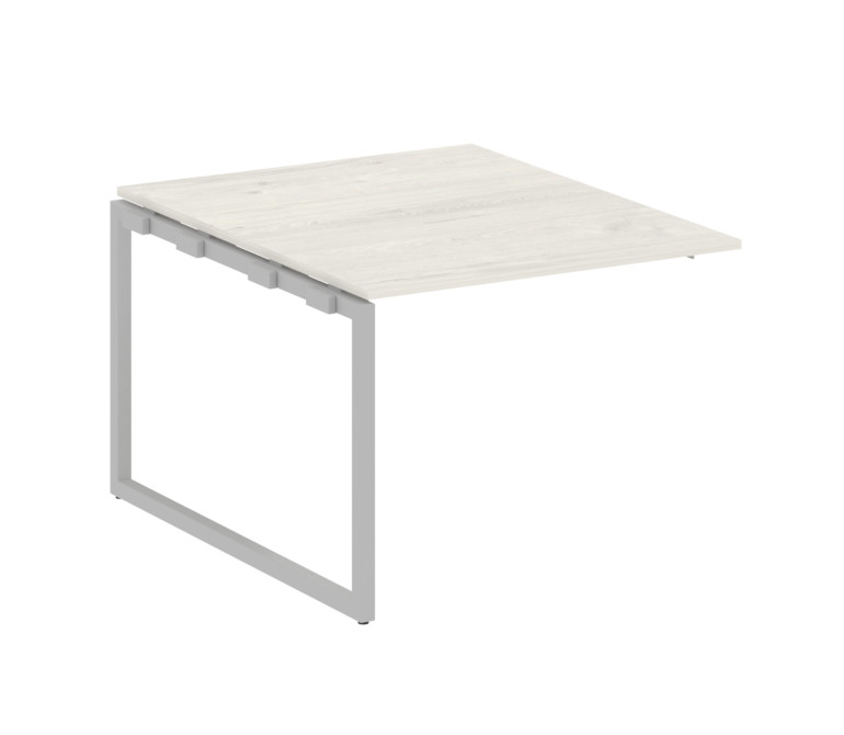 Metal System Quattro Проходной элемент перег. стола на О-образном м/к 40БО.ППРГ-1 Дуб Наварра/Металл