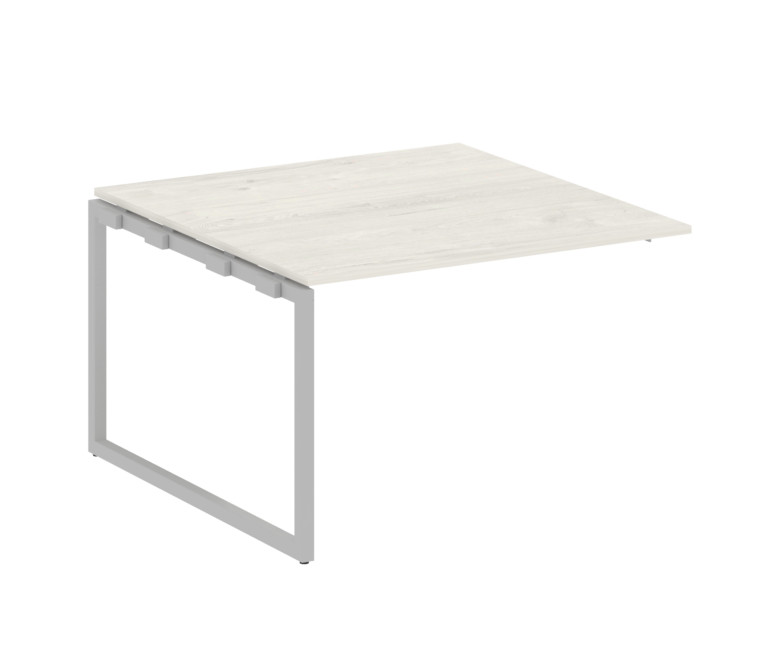 Metal System Quattro Проходной элемент перег. стола на О-образном м/к 40БО.ППРГ-2 Дуб Наварра/Металл