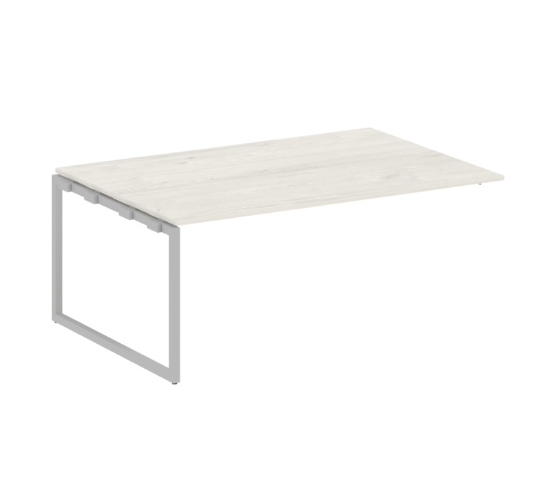 Metal System Quattro Проходной элемент перег. стола на О-образном м/к 40БО.ППРГ-5 Дуб Наварра/Металл