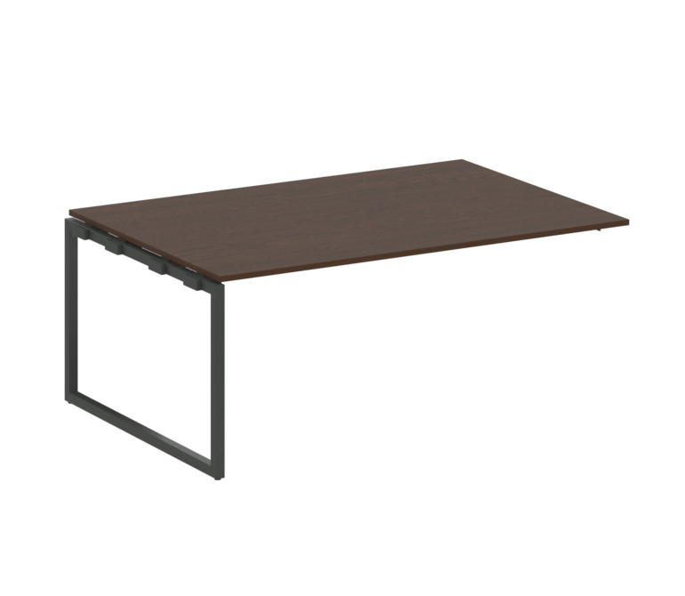 Metal System Quattro Проходной элемент перег. стола на О-образном м/к 40БО.ППРГ-5 Венге Цаво/Металл