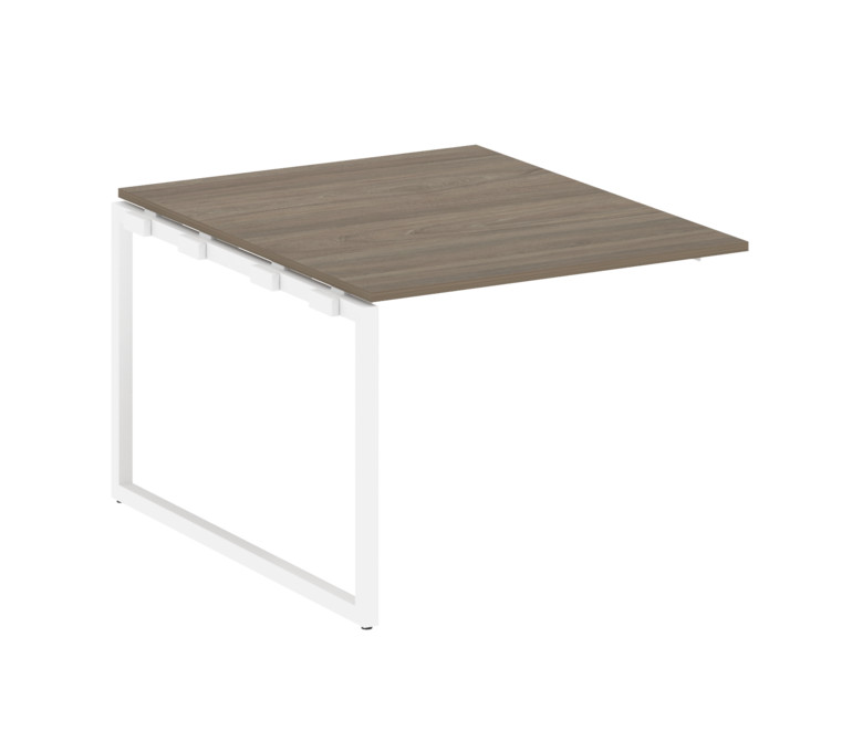 Metal System Quattro Проходной элемент перег. стола на О-образном м/к 40БО.ППРГ-1 Вяз Благородный/Ме