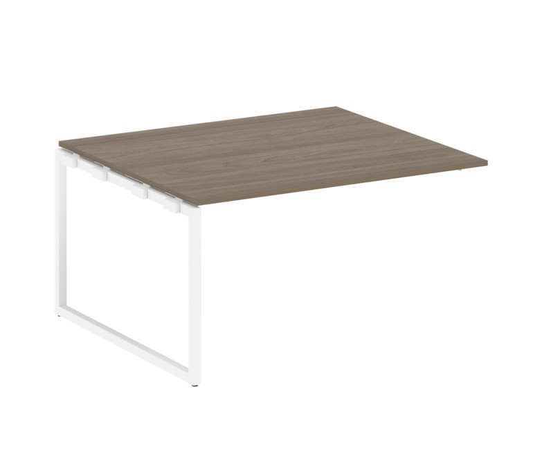 Metal System Quattro Проходной элемент перег. стола на О-образном м/к 40БО.ППРГ-3 Вяз Благородный/Ме