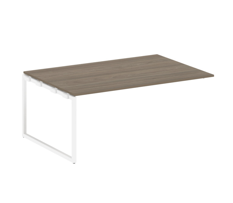 Metal System Quattro Проходной элемент перег. стола на О-образном м/к 40БО.ППРГ-5 Вяз Благородный/Ме