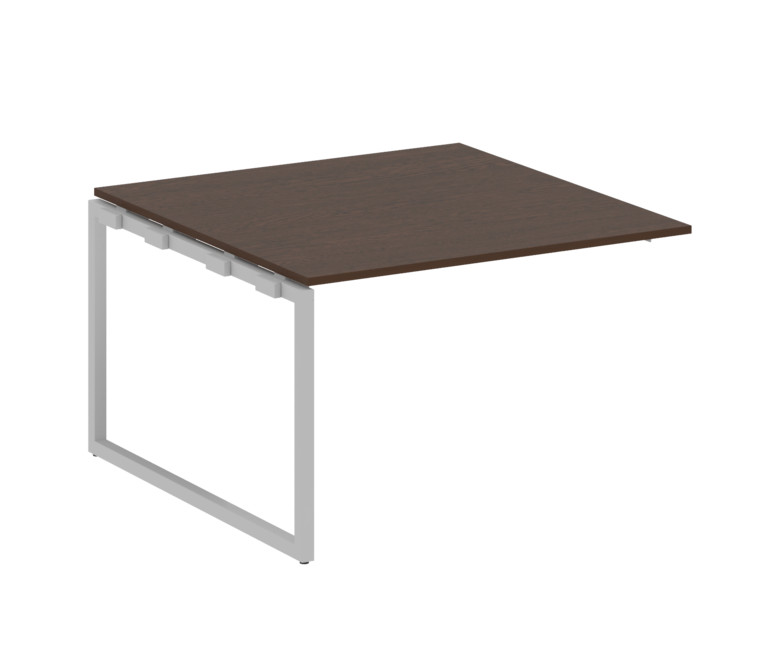 Metal System Quattro Проходной элемент перег. стола на О-образном м/к 40БО.ППРГ-2 Венге Цаво/Металл