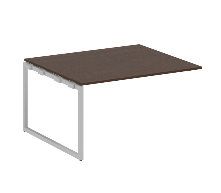 Metal System Quattro Проходной элемент перег. стола на О-образном м/к 40БО.ППРГ-3 Венге Цаво/Металл