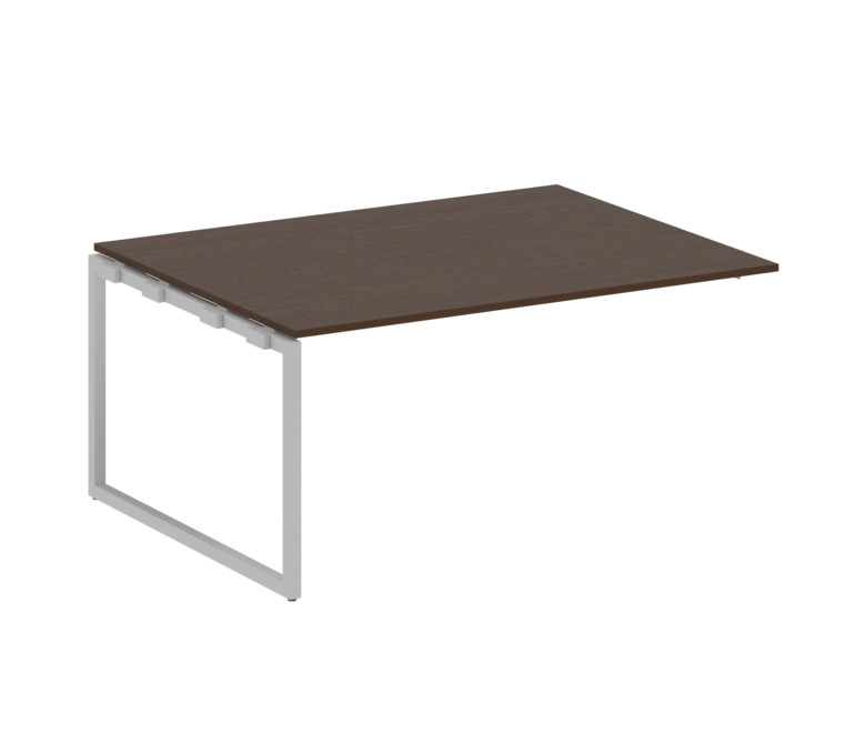 Metal System Quattro Проходной элемент перег. стола на О-образном м/к 40БО.ППРГ-4 Венге Цаво/Металл