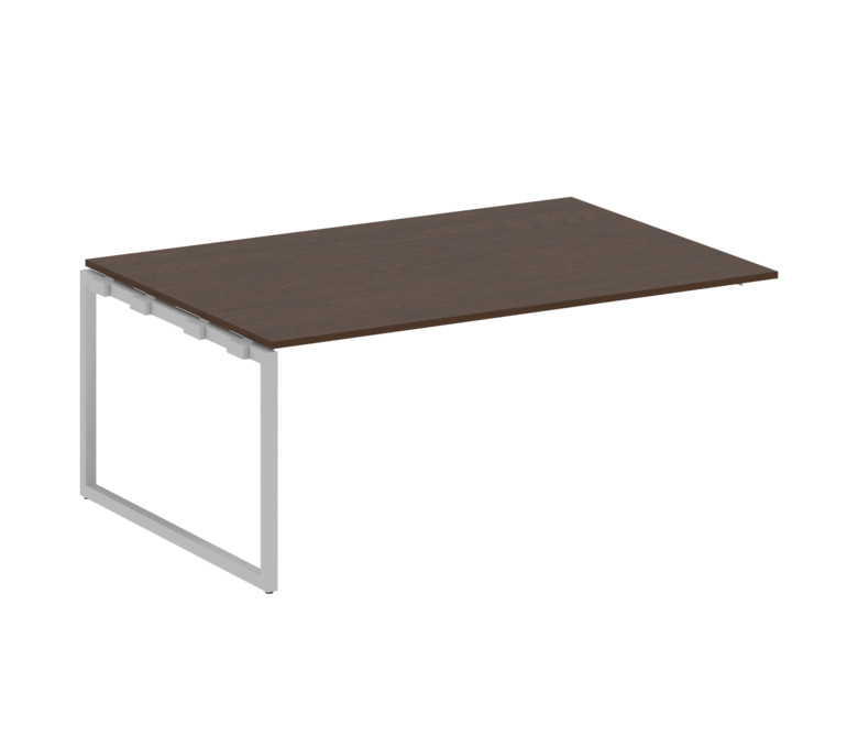 Metal System Quattro Проходной элемент перег. стола на О-образном м/к 40БО.ППРГ-5 Венге Цаво/Металл