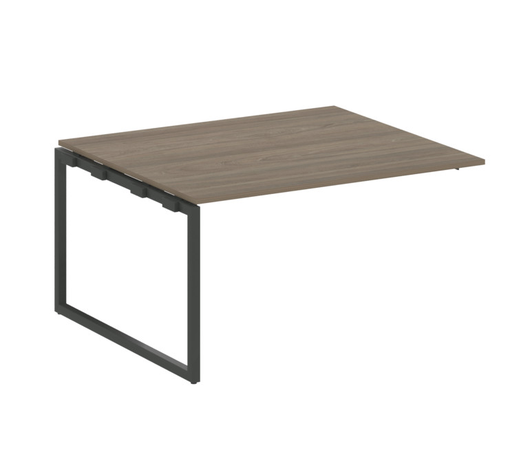 Metal System Quattro Проходной элемент перег. стола на О-образном м/к 40БО.ППРГ-3 Вяз Благородный/Ме