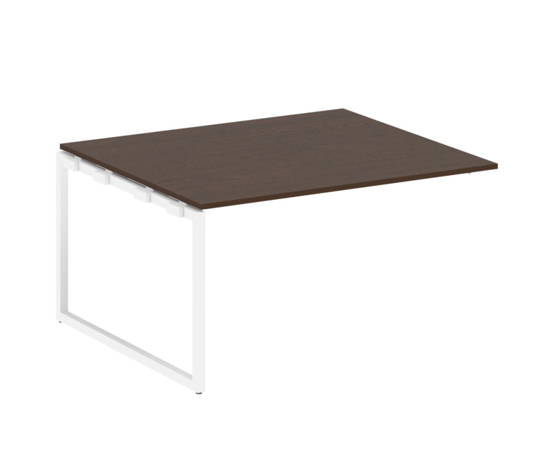 Metal System Quattro Проходной элемент перег. стола на О-образном м/к 40БО.ППРГ-3 Венге Цаво/Металл