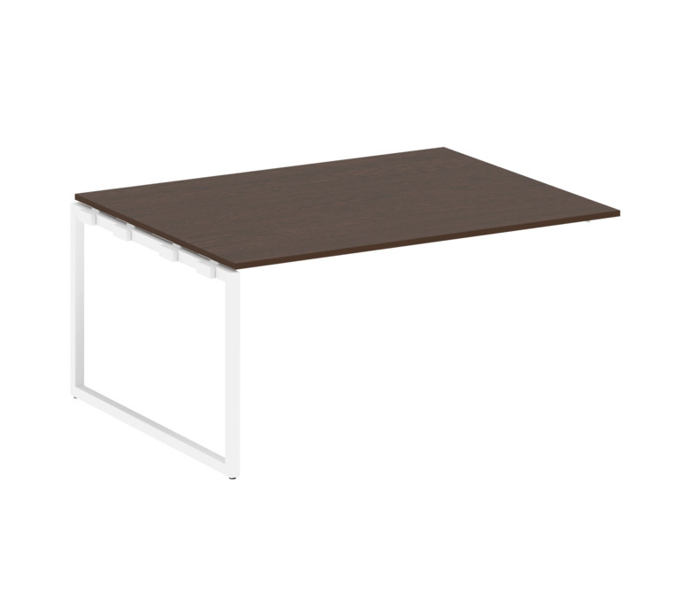 Metal System Quattro Проходной элемент перег. стола на О-образном м/к 40БО.ППРГ-4 Венге Цаво/Металл